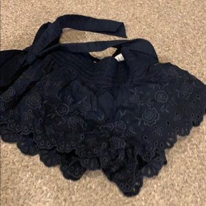 Navy blue girls shorts